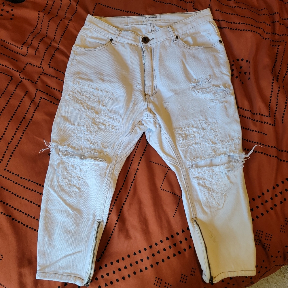 One Teaspoon White Kingpins Size 27